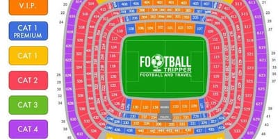 Bernabeu सीट नक्शे